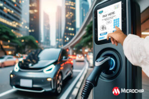 Microchip Touchscreen Controllers for EV Charger Payment the volt post