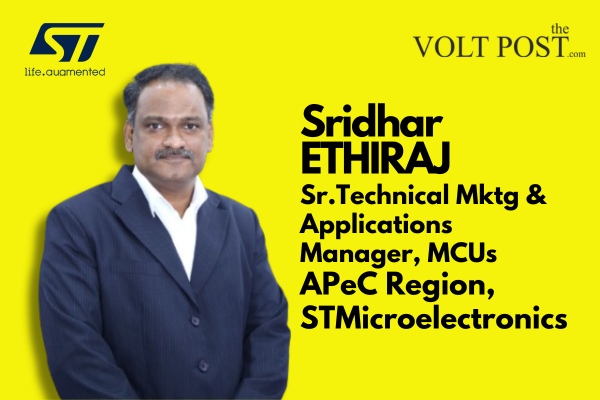 Sridhar on STM32 Portfolio MEDIA LAUNCH STM32U0 Edge AI the volt post (1)