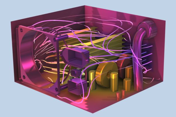 Thermal Management in Electronic Devices with COMSOL 