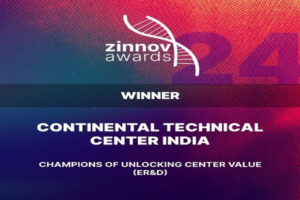 Continental TCI gets 15th Zinnov Awards 2024 for ER&D the volt post 1