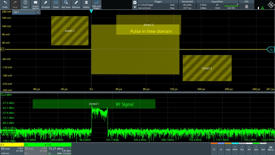 ASIC-Based Zone Triggering in RS MXO Series Oscilloscopes