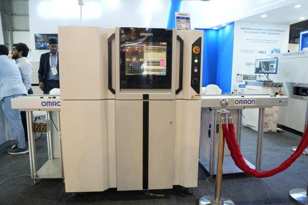 OMRON Automation 3DCT AXI-X850 at Productronica India 2024 the volt post 3