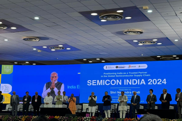 PM Narendra Modi lays foundation of SEMICON India 2024 the volt post