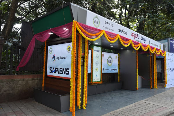 Elpro Energy Dimensions smart bus stop in Bengaluru