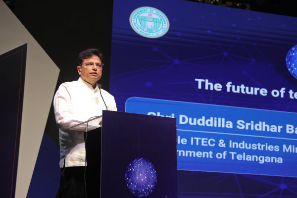 T-Hub GCC Innovation Summit 2024 and D. Sridhar Babu 