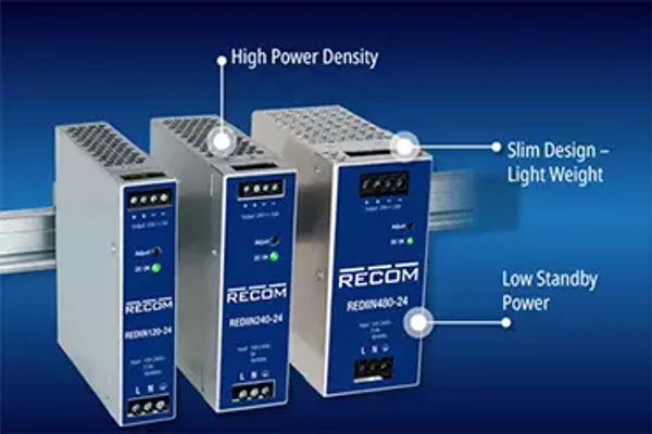 Recom REDIIN Series, RACPRO1 Family DIN Rail Power Supply The Volt Post