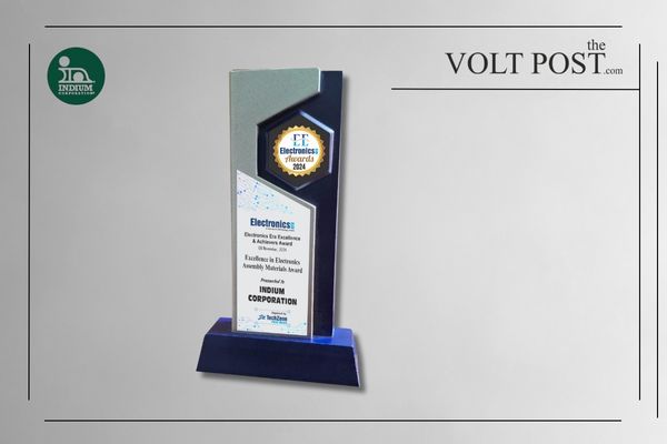 Damian Santhanasamy Indium Electronics Materials Award THE VOLT POST