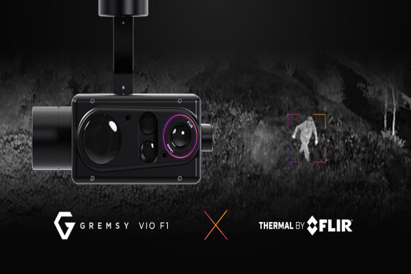 Gremsy Vio F1 drone payload in Teledyne Thermal FLIR program THE VOLT POST 