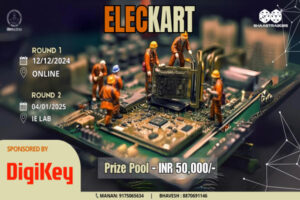 DigiKey sponsor Eleckart competition 2025 Shaastra Festival the volt post