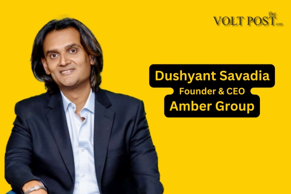 Dushyant Savadia Amber Connect at Bharat Mobility Expo the volt post