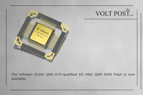 Infineon 512 Mbit QSPI NOR Flash memory certified by DLAM the volt post