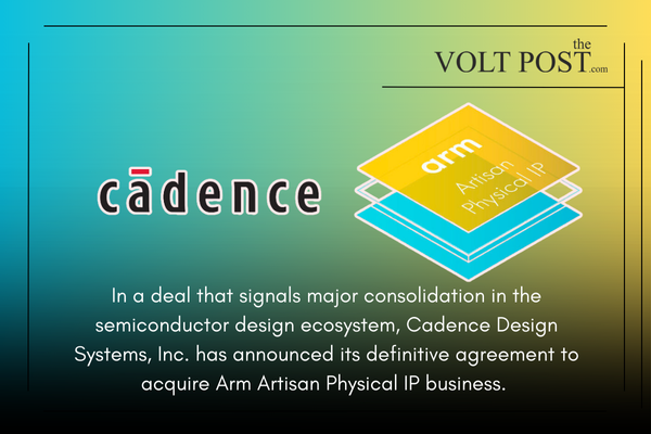 Arm Artisan Physical IP Biz a part of Cadence Design Systems the volt post