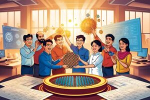 IIT Gandhinagar Borophene Chip Design Develop Transistors  the volt post