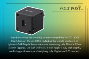 Lightest AS-DT1 LiDAR Depth Sensor by Sony Electronics the volt post 1