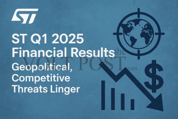 ST Q1 2025 financial results, competition, china lingers the volt post 1