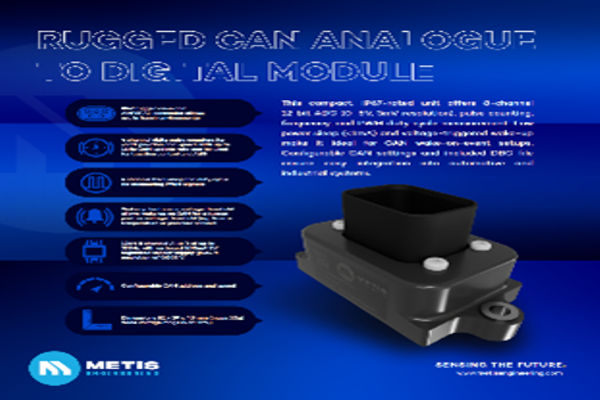 12bit 8 channel Analogue to Digital CAN Module by Metis the volt post 1