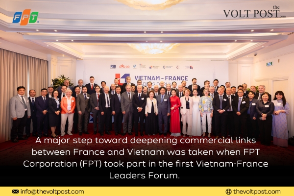 Vietnam-France Leaders Forum saw Presence of FPT the volt post 1