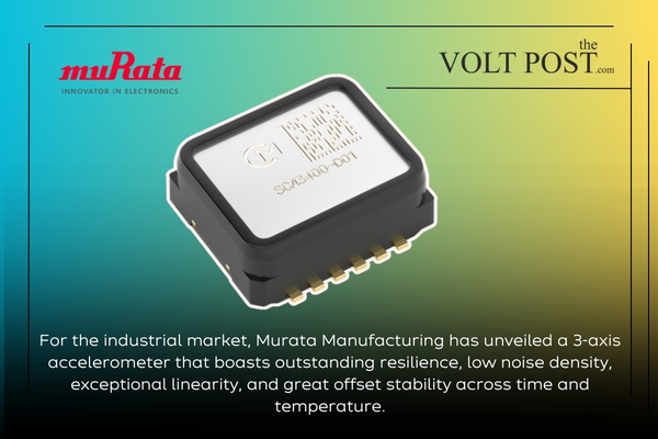 Murata 3-axis accelerometer SCA3400-D01 with Machine Control the volt post 