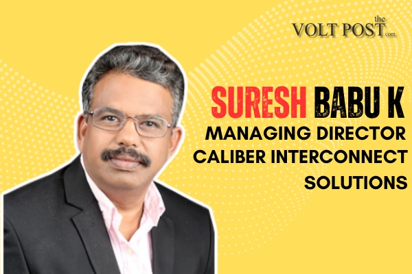 At IEEE ITC India 2025, Suresh Babu K Caliber Interconnect the volt post