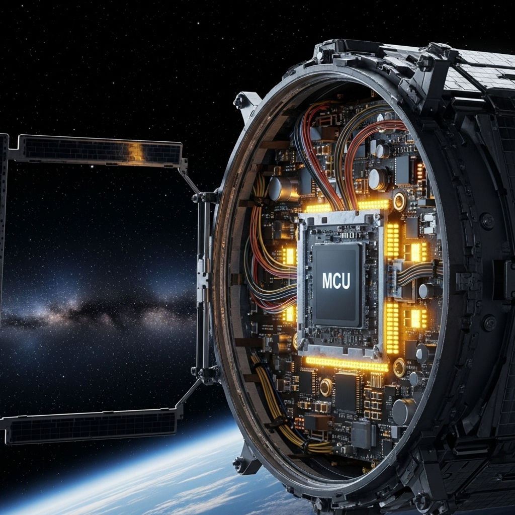Guiding the Cosmos The Crucial Role of Microcontrollers (MCUs) in Space Technology the volt post 1
