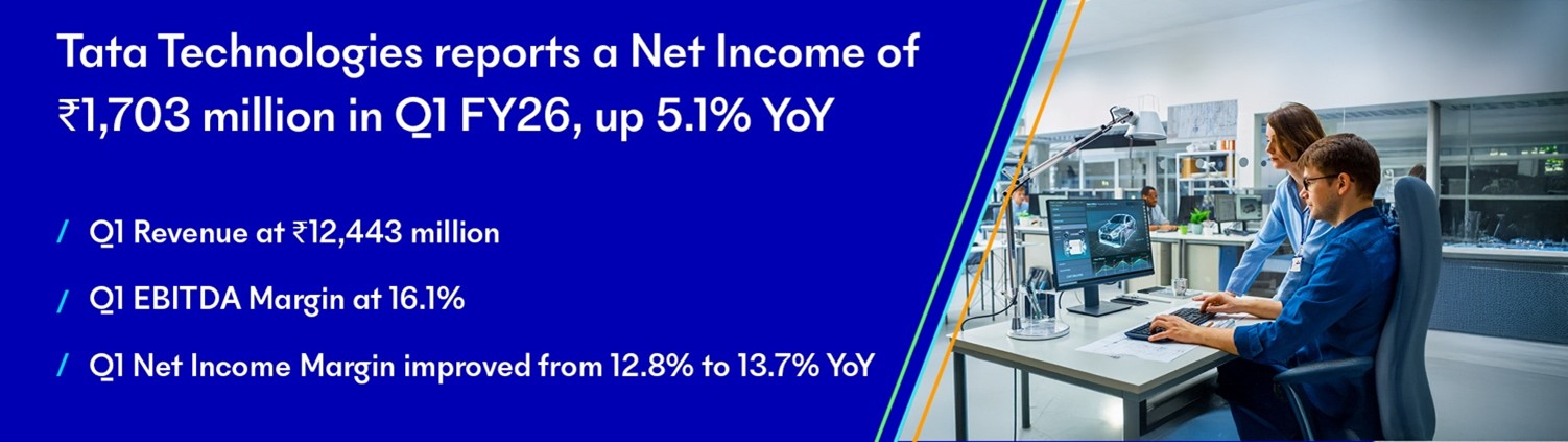 Tata Technologies Reports Q1 FY26 Results Strong Net Profit and Strategic Wins Signal Confident Road Ahead the volt post
