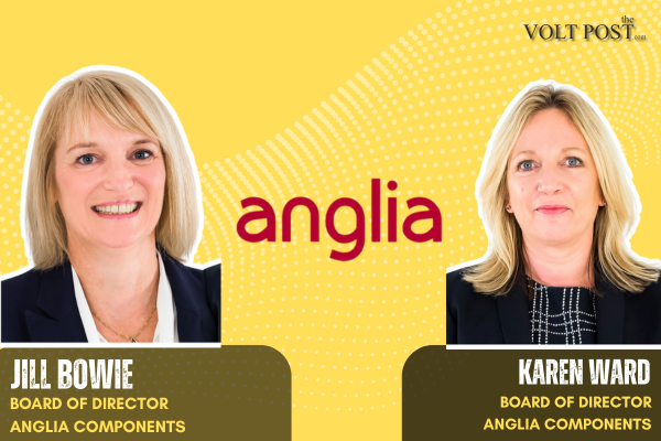 Karen Ward, Jill Bowie Board of Directors Anglia Components 