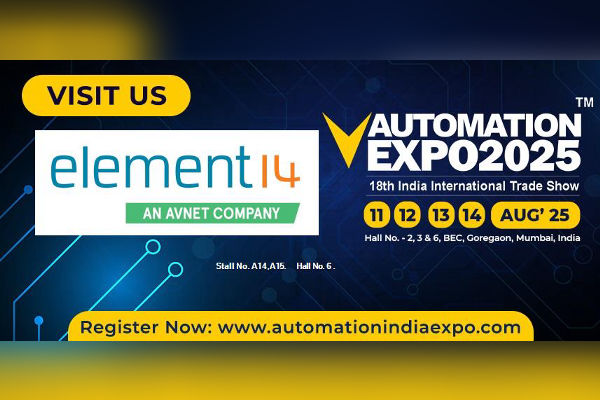 element14 at Automation Expo 2025 Booth A13–A14