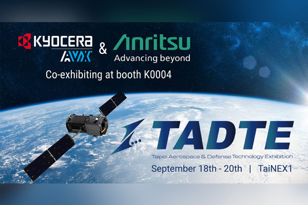 UWB, NTN L-Band of KYOCERA AVX, Anritsu at TADTE 2025 