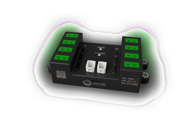 8-Channel Isolated Thermocouple to CAN Module by Metis