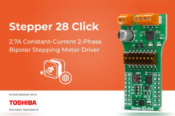 MIKROE Stepper 28 Click add-on development board