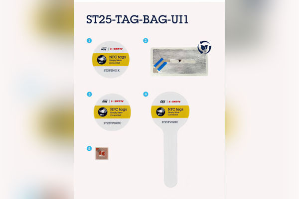 NFC For Sustainability with ST25Connect, ST Tag Bags 1