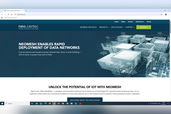 NeoCortec NeoMesh LoRa Modulation Info at its new website