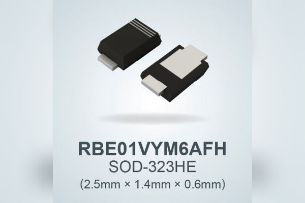 ROHM Schottky barrier diode overcomes traditional VF / IR 