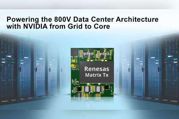 Renesas white paper on 800V power distribution in AI