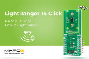 MIKROE LightRanger 14 Click Precision Time-of-Flight Sensing