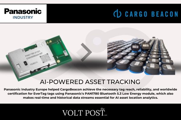 Panasonic PAN1780 Powers EverTag Asset Tracking Solution