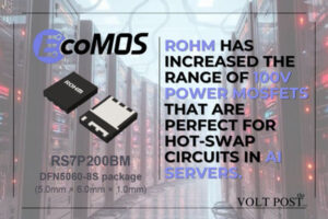 ROHM RS7P200BM 100V Power MOSFET AI Server Efficiency