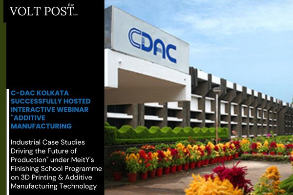 C-DAC Kolkata Additive Manufacturing webinar with MeitY