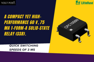 Compact 60V Solid-State Relay is Littelfuse CPC1056N 
