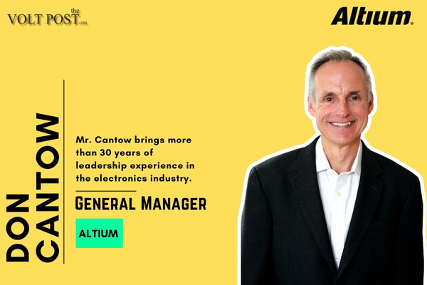 Don Cantow Named General Manager of Altium