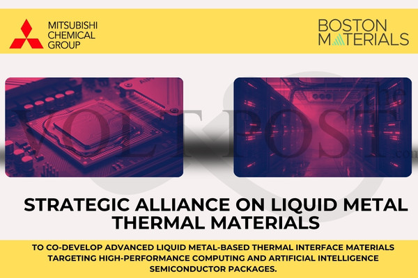 MCG, Boston Materials Partner on Liquid Metal TIMs