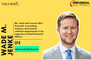 Wade M. Jenke Appointed CFO at Universal Electronics