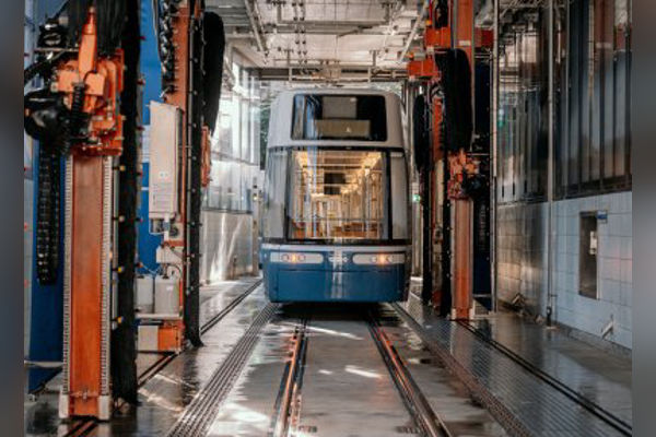 Zurich Tram Wash Digital Twin Innovation Mitsubishi electric