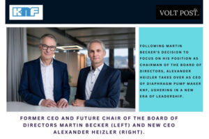 Alexander Heizler New CEO of KNF, Martin Becker Promoted