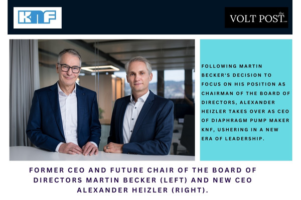 Alexander Heizler New CEO of KNF, Martin Becker Promoted