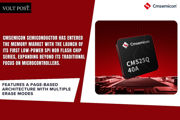 Cmsemicon rolls out Low-Power SPI NOR Flash Series 