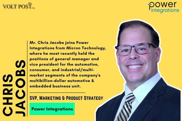 Chris Jacobs New Power Integrations, SVP Marketing