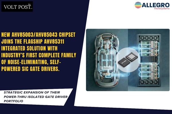 Power-Thru isolated gate driver family extended by Allegro