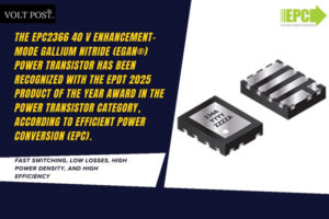 EPC2366 40V eGaN Transistor Wins EPDT 2025 Award