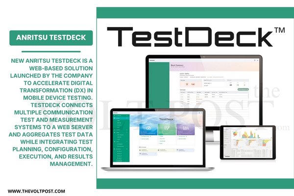 Anritsu TestDeck New Mobile device Testing DX Platform